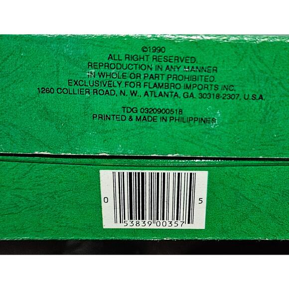 Porcelain Nativity Set Vintage 1990 Flambo Christmas Figurines Jesus IN BOX - Picture 9 of 9